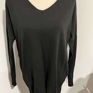 Black V-Neck Sweater